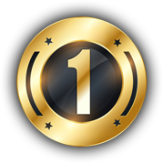 botão dourado número 1 do ranking
